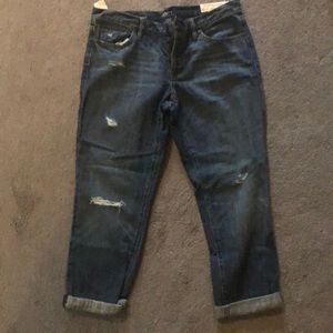 Loft boyfriend cropped jeans NWT